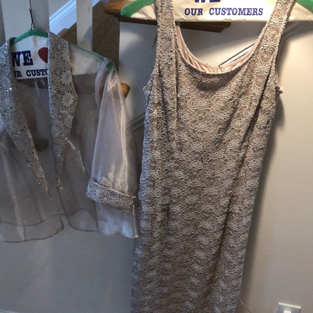 R&M fancy glam dress and jacket